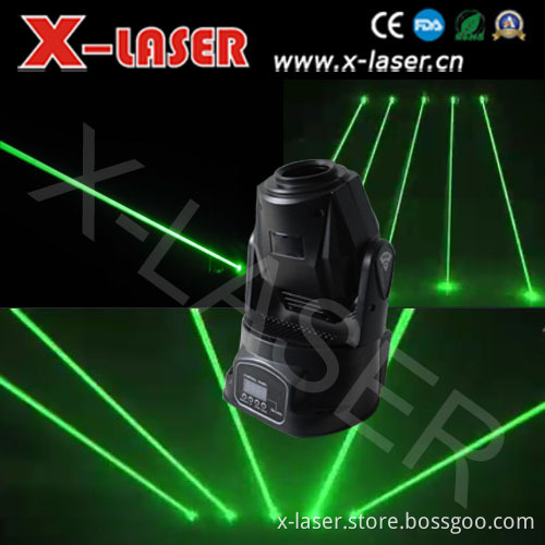 100mw Fat Green Mini Moving Head Laser Light/Thick Green Laser/DJ Moving Head Light/Disco Laser